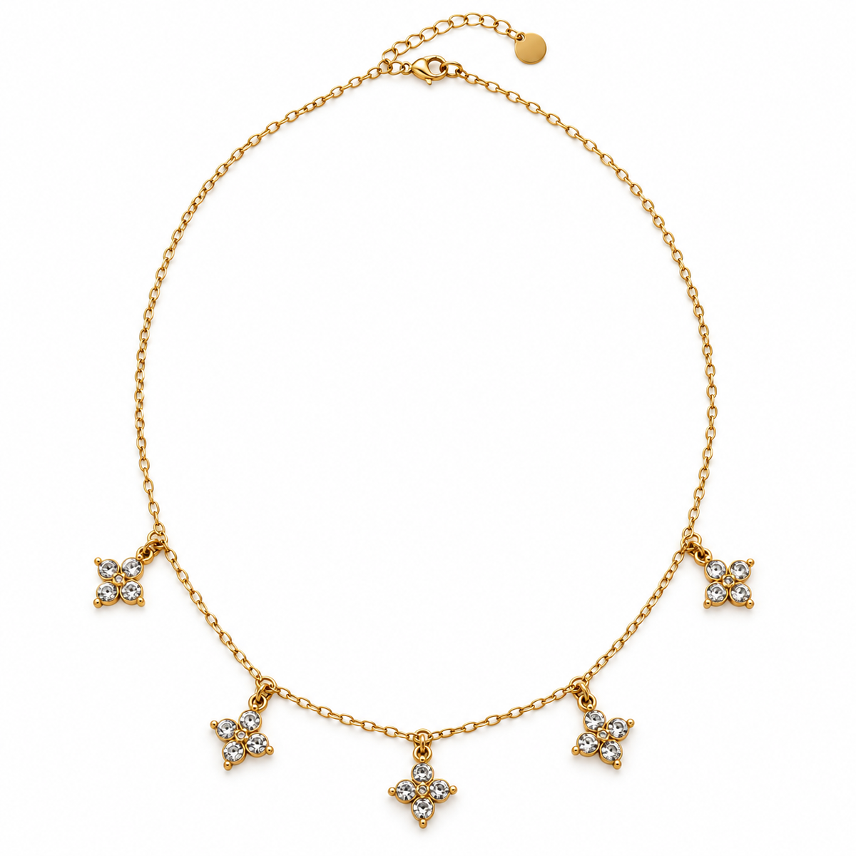 Bracelet pendentif trèfle