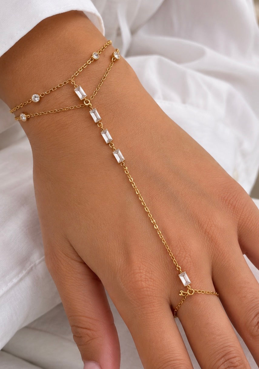 Bijou de main strass