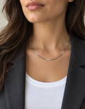 Collier maille fine mix