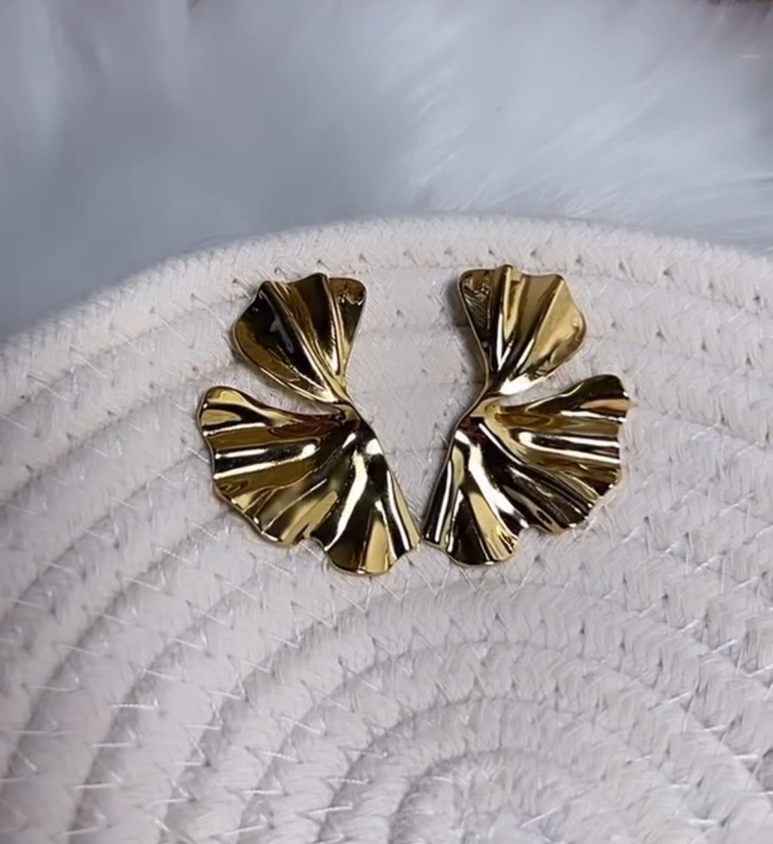 Boucles d’oreilles pétale