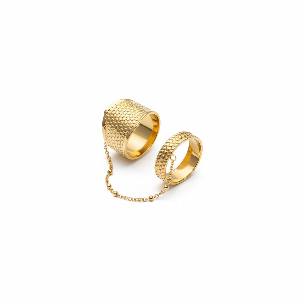 Bague chaînette
