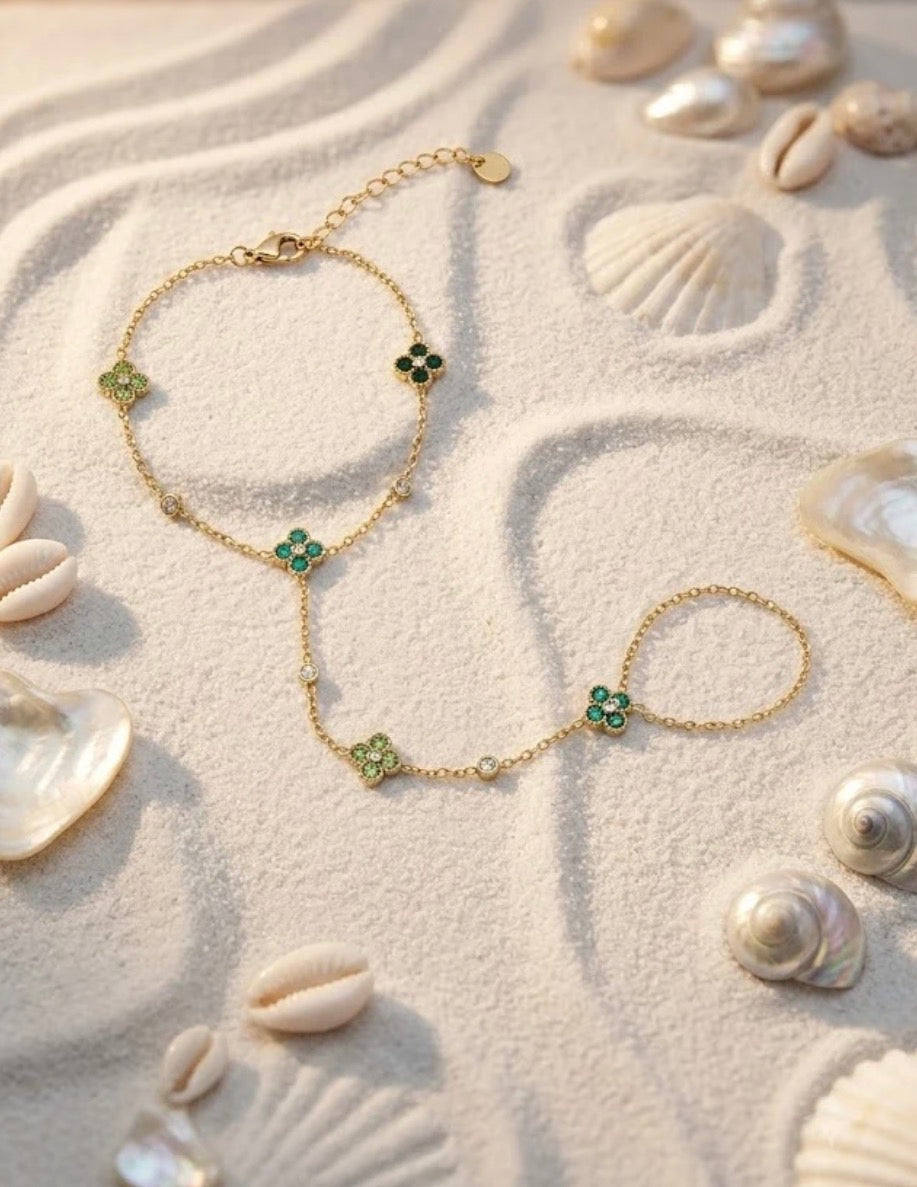 Bijoux de main princesse green